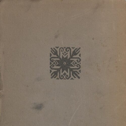 19 x 13.5 cm; 186 p. + 6 s.p., p. [1] half-title page with bookplate CPC and author’s written dedication to C. P. Cavafy in